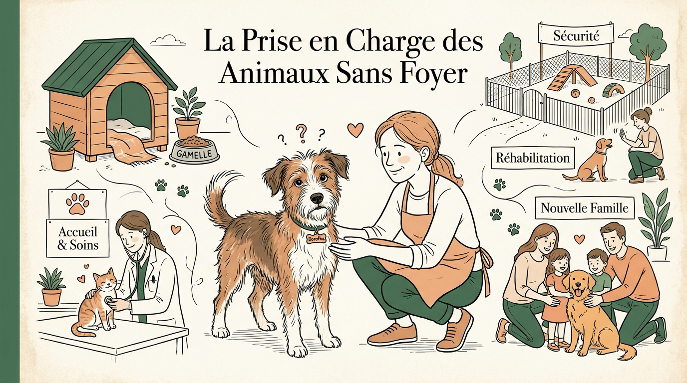Chien attendant une nouvelle famille dans un refuge animalier
