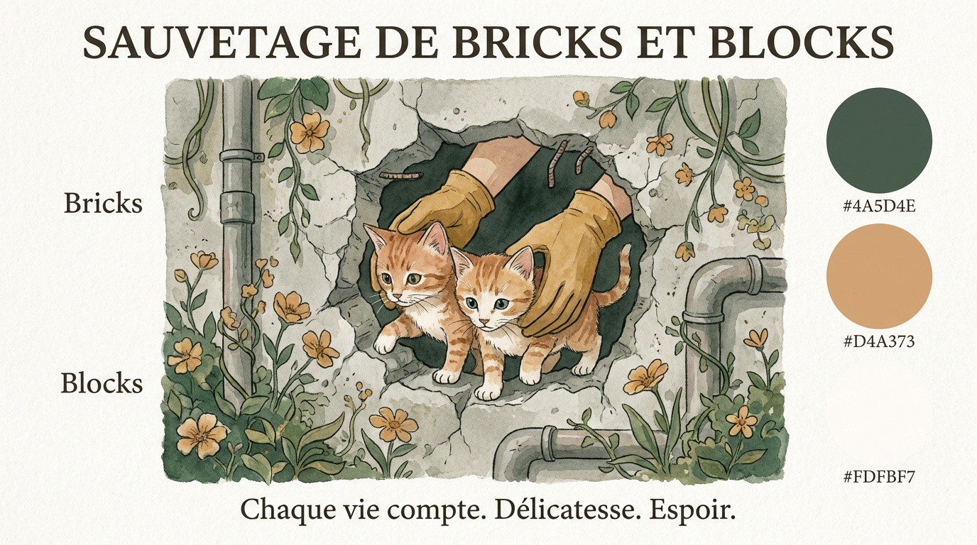 Sauvetage des chatons Bricks et Blocks dans un mur en béton par la Galway SPCA