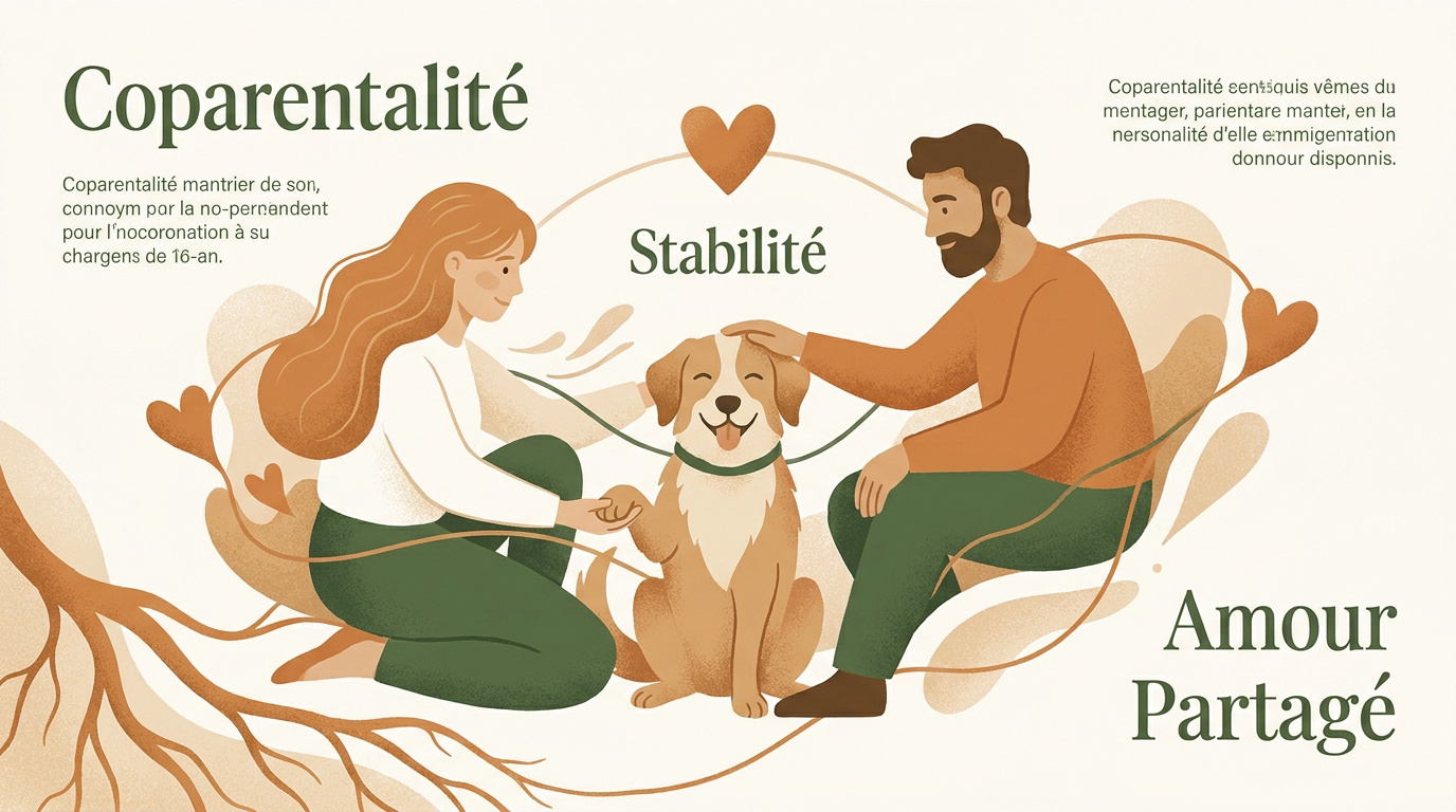 Un chien de race Grand Pyrénéen profitant d'un moment de complicité avec son maître dans un jardin