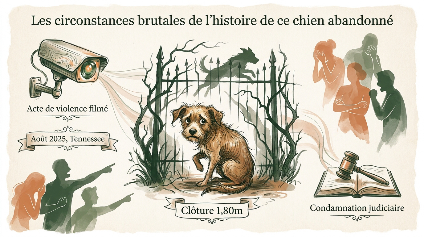 Chien Buddy sauvé après son abandon brutal au Tennessee