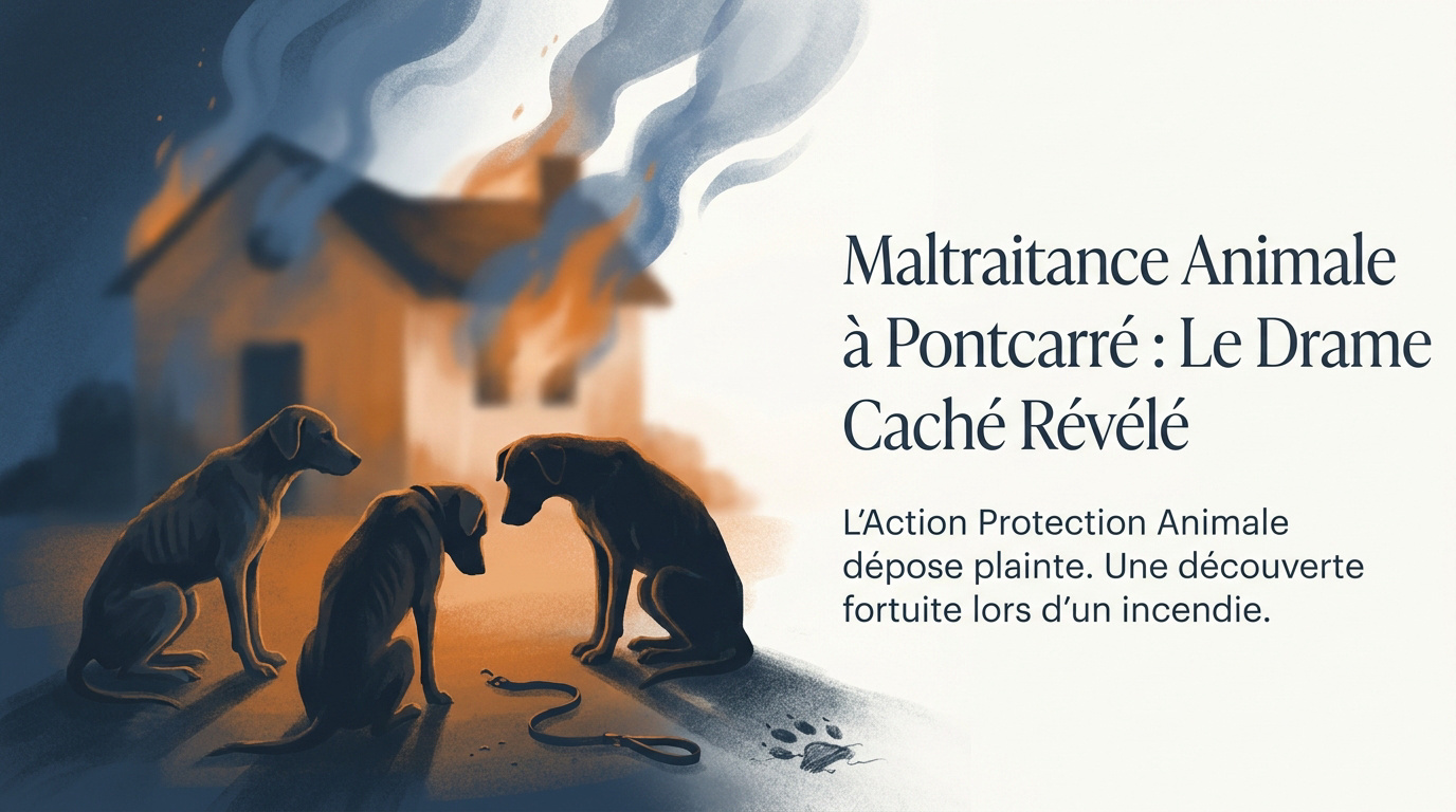 Chienne Laika secourue après l'incendie à Pontcarré en Seine-et-Marne