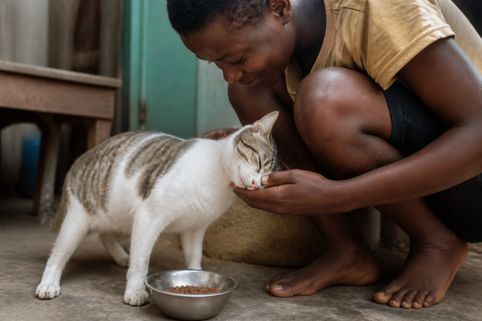 Les signes concrets de gratitude chez le chat sauvé