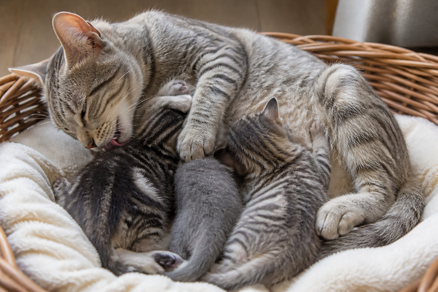 Pourquoi attendre 12 semaines pour adopter votre petit félin ?
