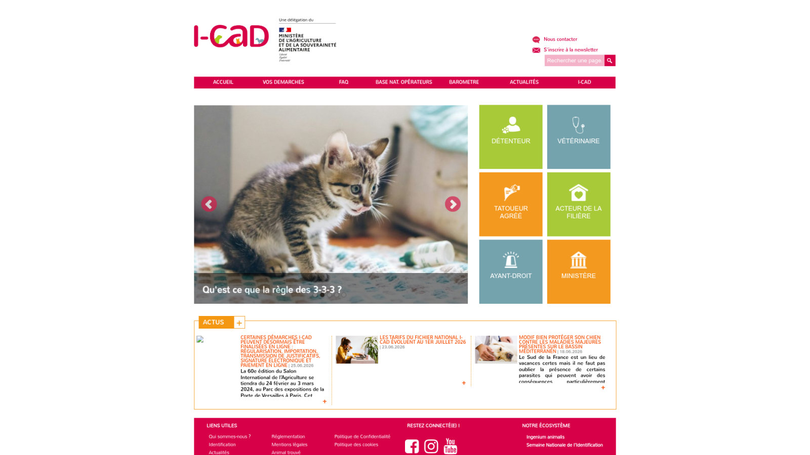 Je mets à jour mes coordonnées pour éviter une perte définitive