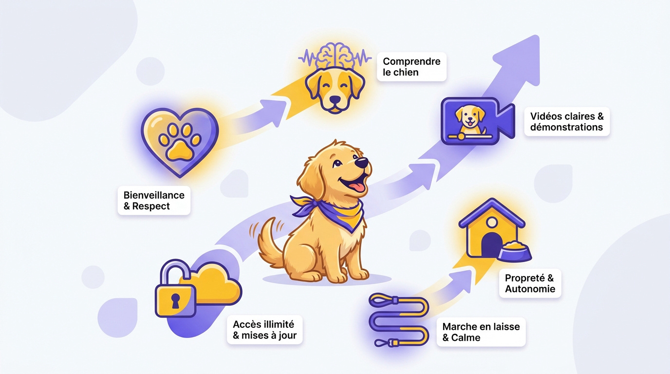 Critères de sélection pour une formation canine en ligne de qualité