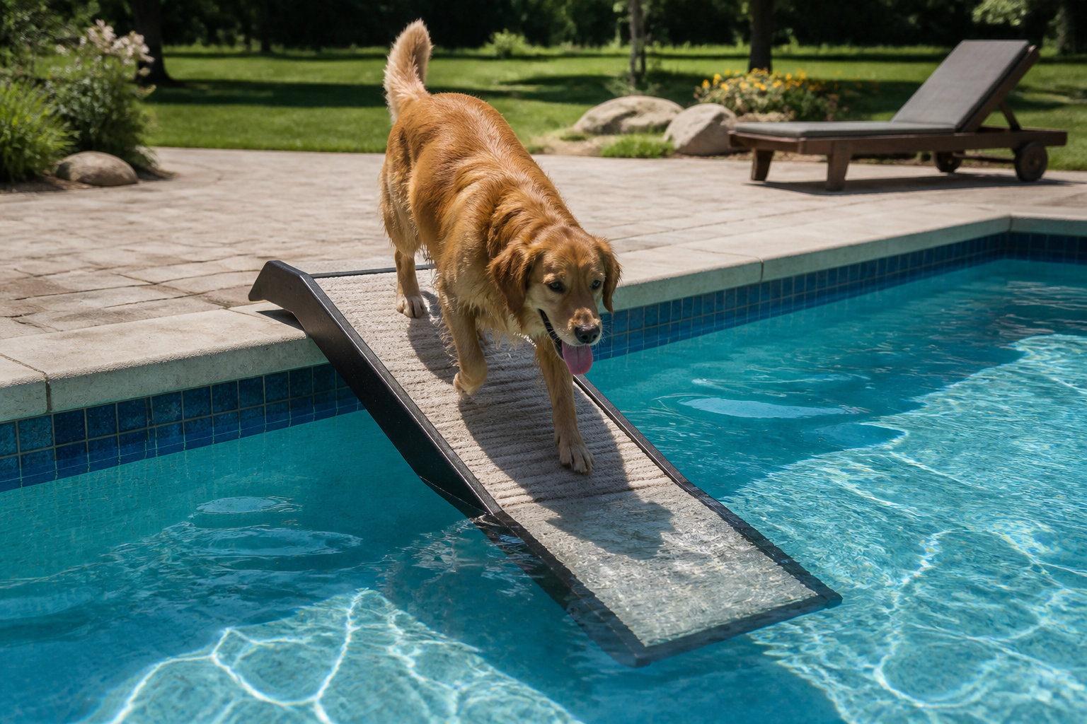 Aménagements pour une baignade canine sécurisée