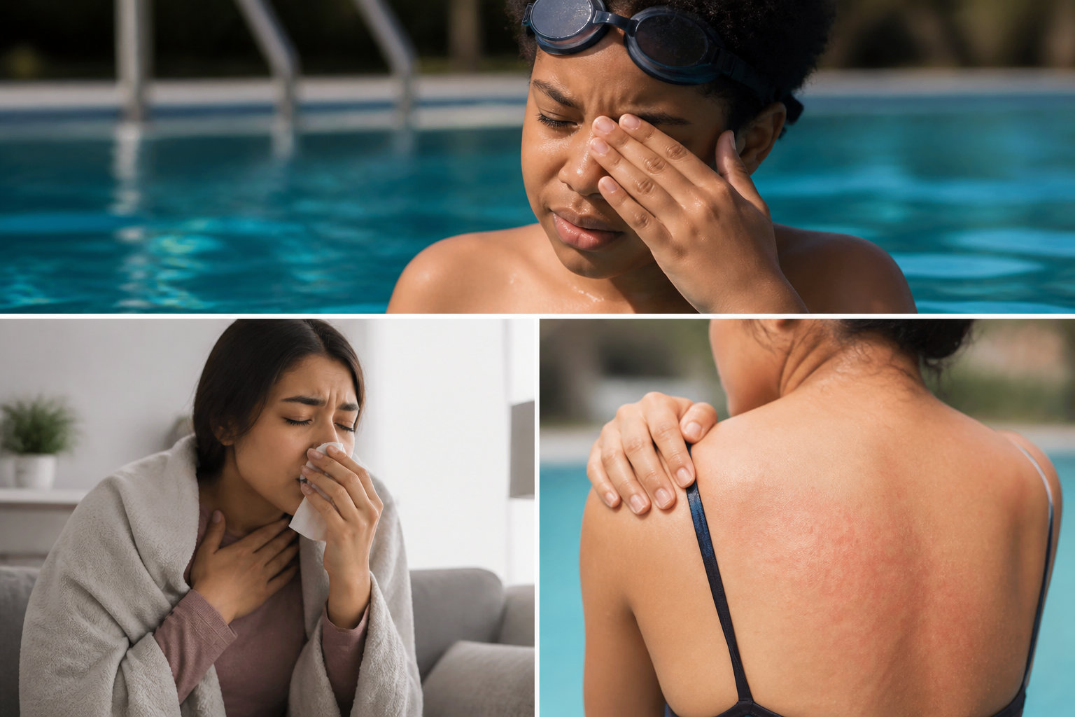 3 risques sanitaires liés aux eaux chlorées